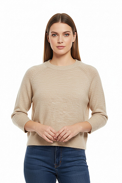 PULL&BEAR Dámský Pulovr Béžový Vel.  L