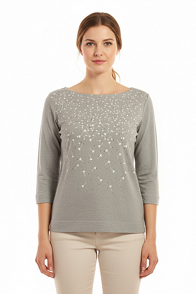 Dámské Tričko Šedé BONITA Vel. M