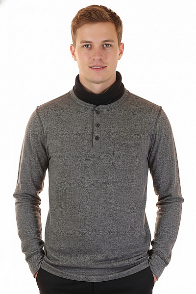 Jednoduché Pánské Tričko Šedé Vel. S