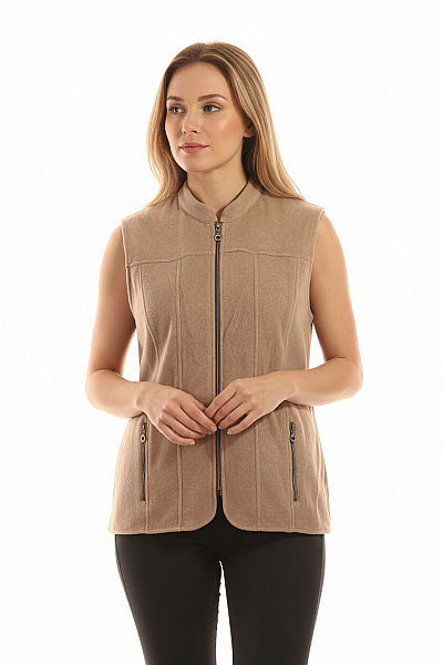 Dámská Vesta Hnědá ERFO Vel. 42