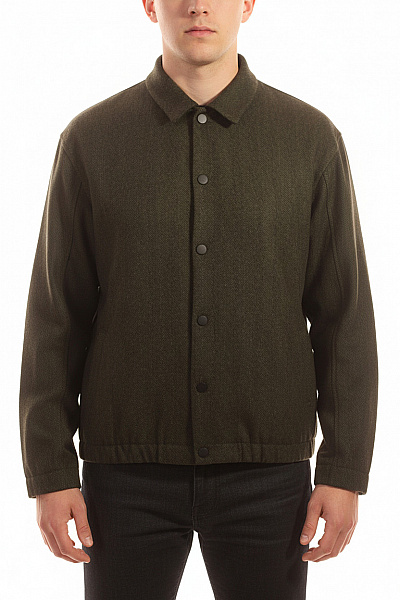 Pánská Přechodné Bundy Zelená Primark Vel. L