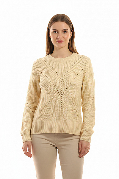 Dámský Svetr Béžový B.young Vel. M