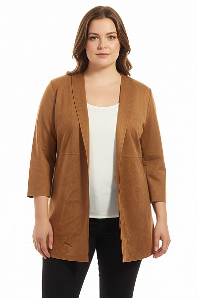 Dámský Kabát Hnědý