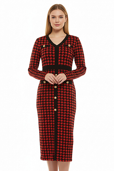 Shein Pouzdrové šaty  Šaty Červené Second Hand Vel. M