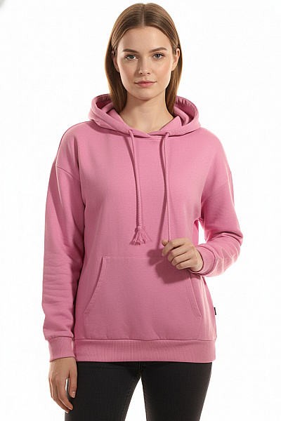 PULL&BEAR Dámská Mikina Bez Zapínání Růžová Vel. M