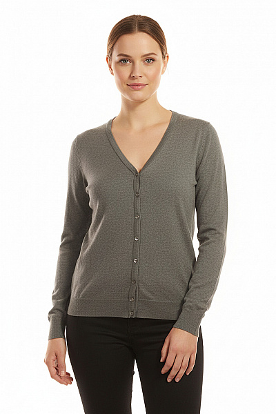 Canda Dámský Cardigan Šedý Second Hand Vel. L