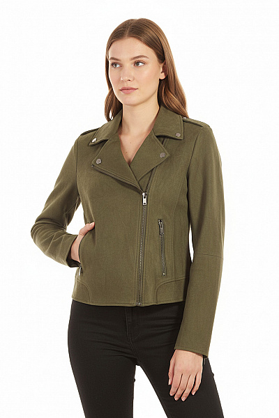 VILA Dámská Bunda Zelený Vel. 38