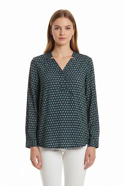 Vzorovaná  Halenka Modrá ZERO Vel. 36