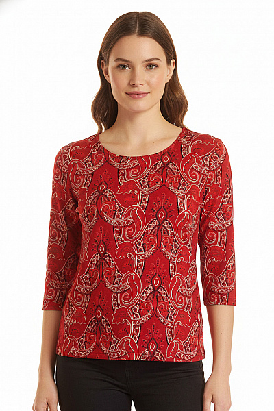 Dámské Tričko Červené