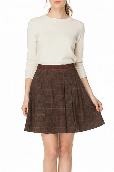  Sukně áčková Hnědá Mexx Vel. 40/42