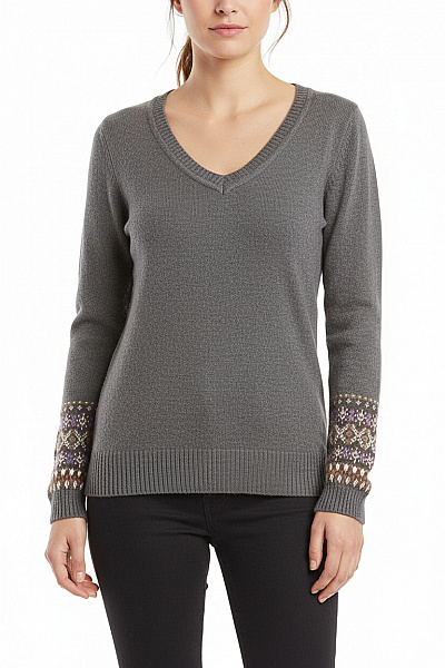 Dámský Svetr Šedý BOYSEN´S Vel. 32/34