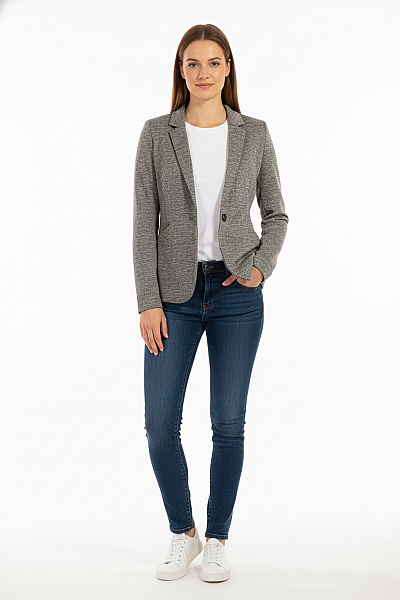 Dámský Kabát Šedý Vel. M