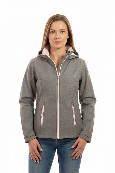 Dámská Bunda Šedá Second Hand Vel. 40