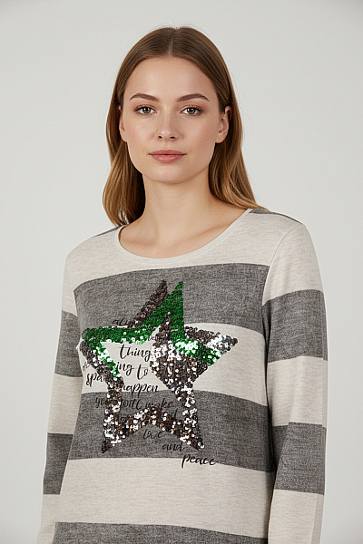 Halenka Šedá Street One Vel. 36