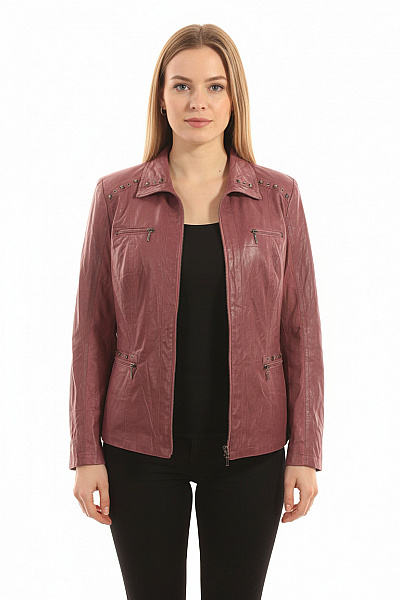 Dámská Bunda Fialová Vel. 46