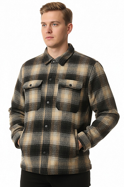 HALLHUBER Pánský Kabát Barevný Vel. XXL