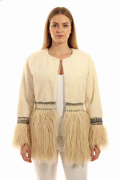 Krátký Dámský Kabát Barevný My Haily S Vel. M