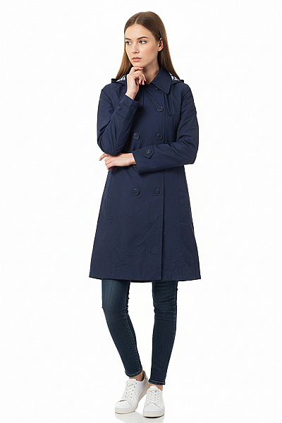 Esmara Dámský Kabát Modrý Vel. 36