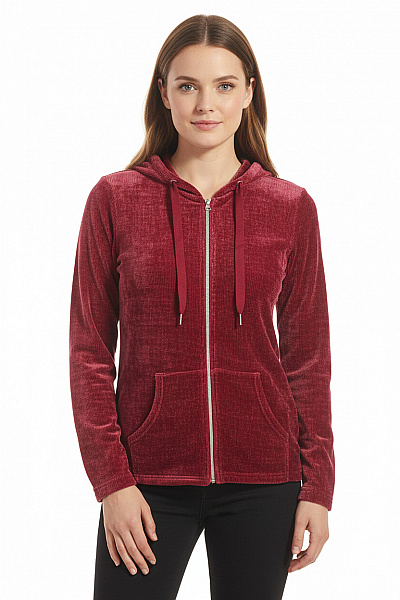 Dámský Cardigan Vínový Vel. 38