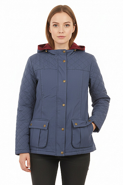 JOHN BANER Prošívaná Dámská Bunda Modrá Vel. 42