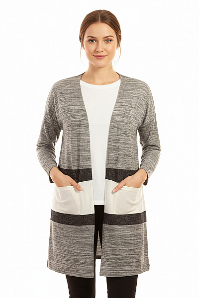 COLLOSEUM Dámský Cardigan Šedý Vel. L