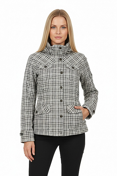 Dámská Bunda Černobílá Vel. S