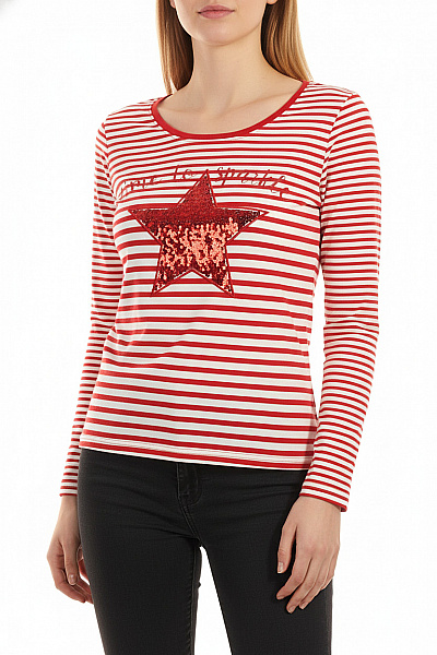 Dámské Tričko S Potiskem Barevné Vel. M