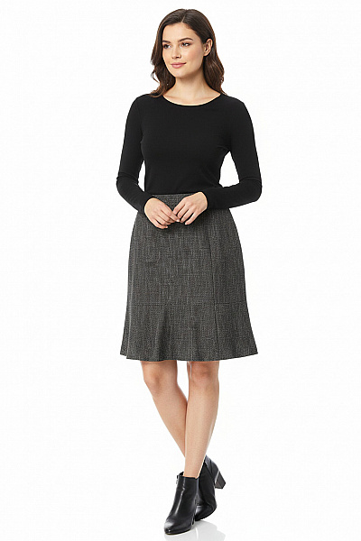 S.OLIVER Sukně Černobílá Second Hand Vel. 40