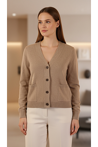 Dámský Svetr Vlněný Béžový ARKET Vel. L