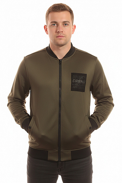 Pánská Mikina Na Zip Khaká Chapter Vel. L