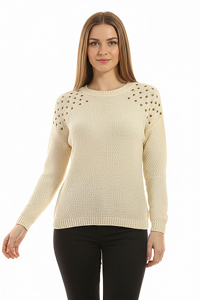 Dámský Svetr Bílý ATMOSPHERE Vel. 40