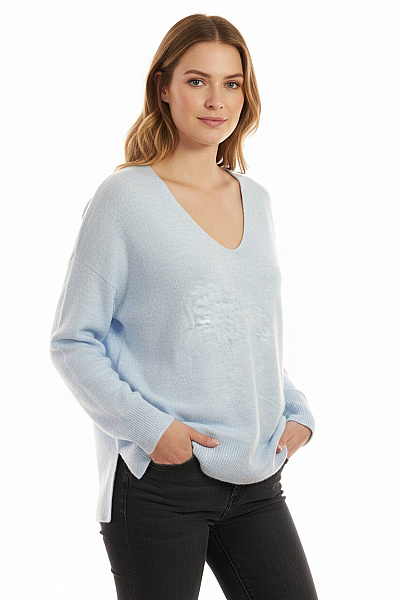 Dámský Svetr Modrý Vel.  M