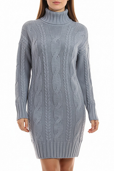  Šaty Pletené Modré Orsay Second Hand Vel. M