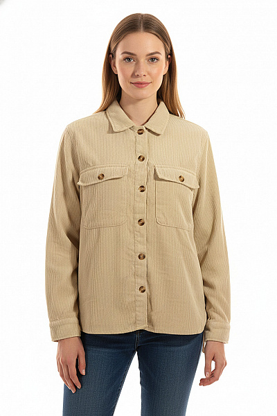 Dámský Kabát Hnědý PIECES