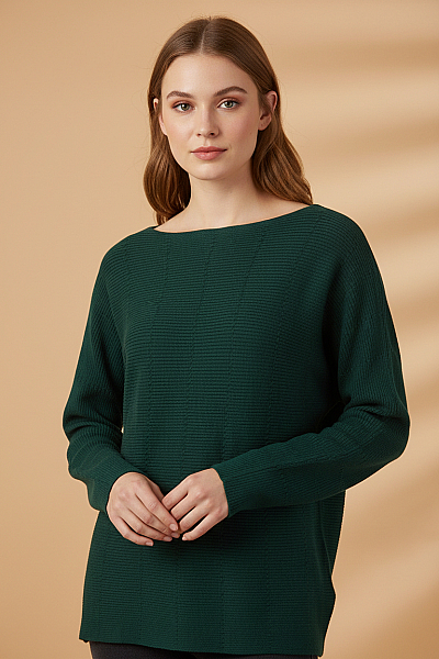 MANGO Dámský Pulovr Zelený Vel. S