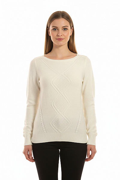 Dámský Pulovr Bílý