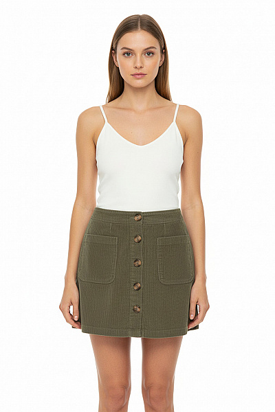 Shein  Sukně áčková Zelená Second Hand Vel. S