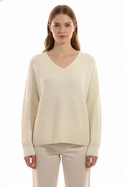 ONLY Dámský Pulovr Bílý Vel. M