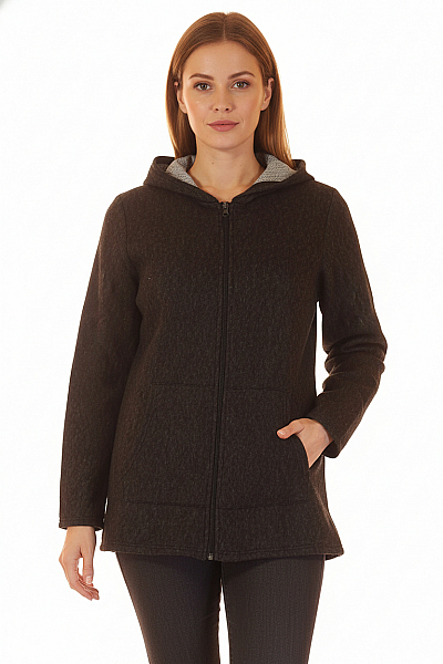 Dámská Mikina Rozepínací Šedá Second Hand Vel. 46