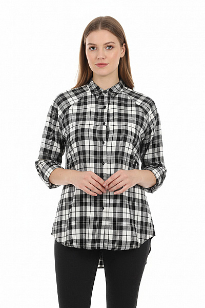 Dámská Košile Černobílá Asos Second Hand Vel. 40