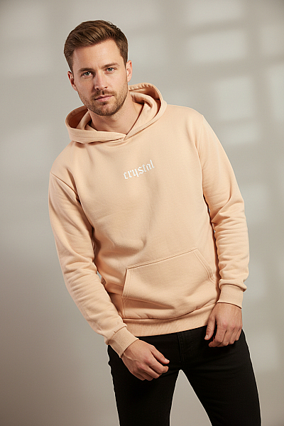 Pánská Mikina Bez Zapínání Růžová Vel. M