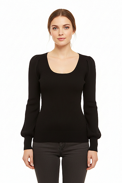  Halenka Pletená Černá Vel. S