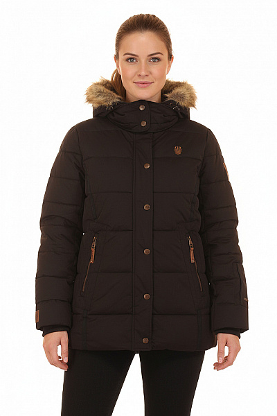 MARIKOO Zimní Dámská Bunda Černá Second Hand Vel. XL