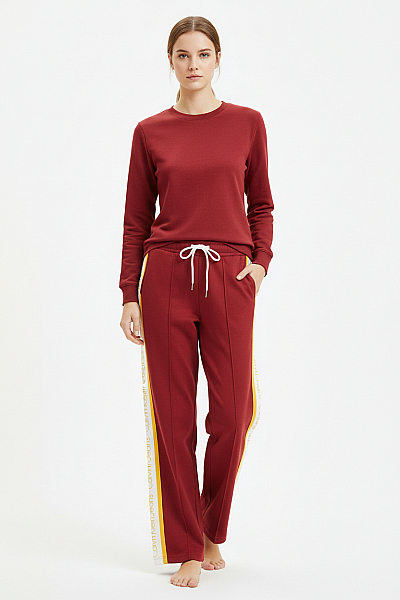 Calvin Klein Pánské Tepláky Vínová Vel. M