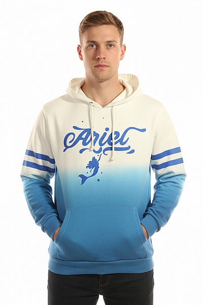 Pánská Mikina Bez Zapínání Modrá