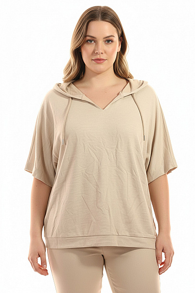 TOM TAILOR Dámské Tričko Béžové Vel. XXL