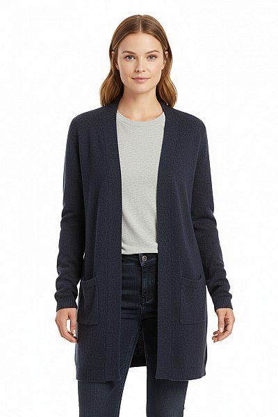 Gina Dámský Cardigan Modrý Second Hand Vel. 42/44