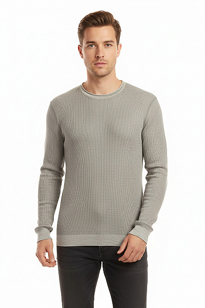 Pánský Pulovr Šedý Second Hand Vel. M