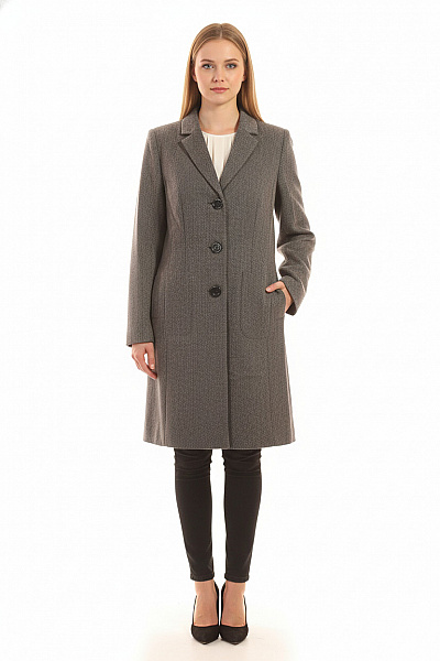Dámský Kabát Šedý Vel. 40