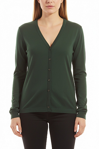 CECIL Dámský Svetr Zelený Second Hand Vel. M